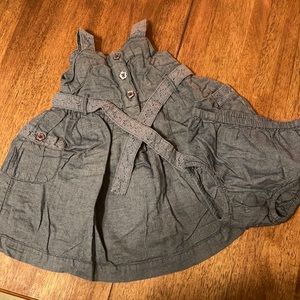 Jean colored Girls Summer Dress w/ Bloomers 18 M